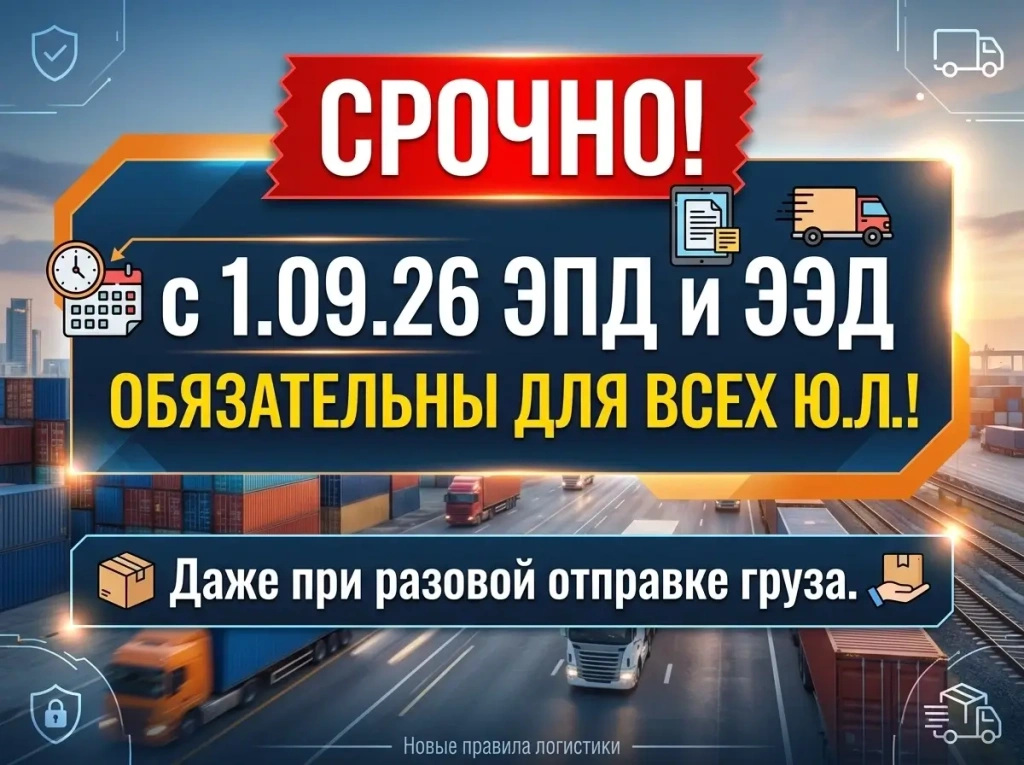 Электронные перевозочные документы обязательны с 1 сентября 2026 - что нужно сделать