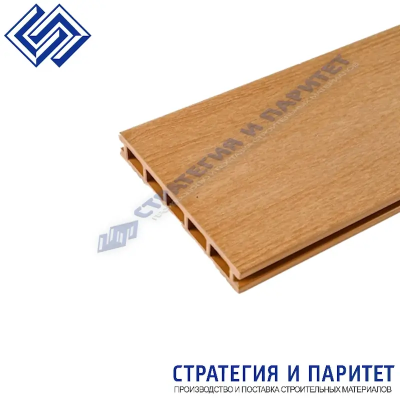 Террасная доска МПК 3000x150x24 Верста (2D тиснение / вельвет) ОРЕХ
